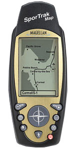  GPS  Magellan Sportrak Map