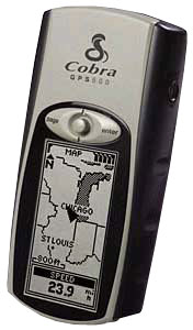 Портативный GPS навигатор Cobra GPS 500