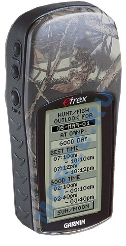 Портативный GPS навигатор Garmin E-Trex Camo