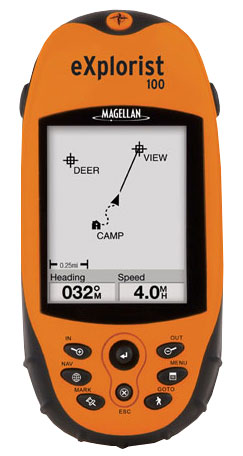 Портативный GPS навигатор Magellan eXplorist 100