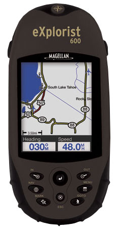 Портативный GPS навигатор Magellan eXplorist 600